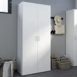 Kledingkast Harper Wit - 78x176x36 cm