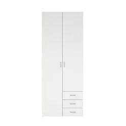 Kledingkast Harper Wit - 78x201x50 cm