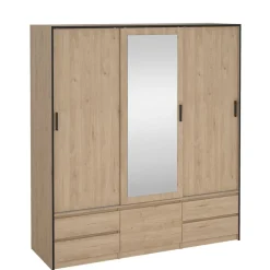 Kledingkast Jasper Eiken - 181x200x60 cm