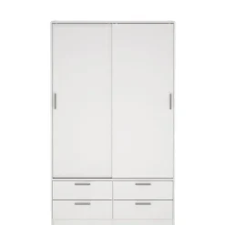 Kledingkast Jasper Wit - 121x200x60 cm