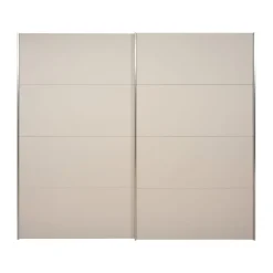 Kledingkast Legado Beige / Wit - 253x236x65 cm
