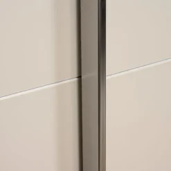 Kledingkast Legado Beige / Wit - 253x236x65 cm