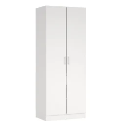 Kledingkast Miami Wit - 79x200x50 cm