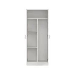Kledingkast Miami Wit - 70x181x36 cm