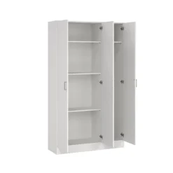 Kledingkast Miami Wit - 105x181x36 cm