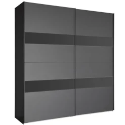 Kledingkast Mierlo Donkergrijs - 225x236x65 cm