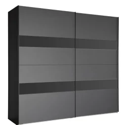 Kledingkast Mierlo Donkergrijs - 225x208x65 cm