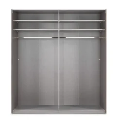Kledingkast Mierlo Wit - 225x236x65 cm