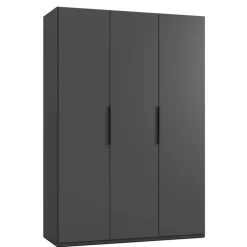 Kledingkast Oss Donkergrijs - 150x216x58 cm