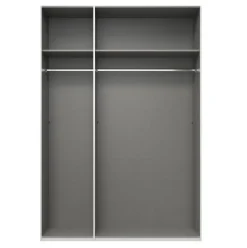 Kledingkast Oss Donkergrijs - 150x216x58 cm