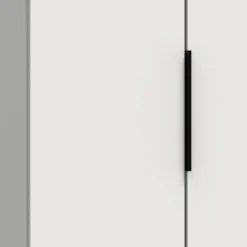 Kledingkast Oss Wit - 200x216x58 cm