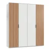 Kledingkast Veghel Wit - 180x210x58 cm