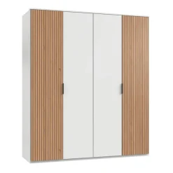 Kledingkast Veghel Wit - 180x210x58 cm