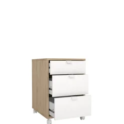 Ladekast Bram Eiken / Wit - 41x61x49 cm
