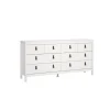 Ladekast Dallas Wit - 160x80x39 cm
