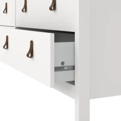 Ladekast Dallas Wit - 160x80x39 cm