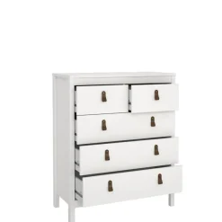 Ladekast Dallas Wit - 83x99x39 cm