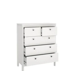 Ladekast Dallas Wit - 83x99x39 cm