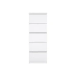 Ladekast Luna Hoogglans Wit - 41x112x50 cm