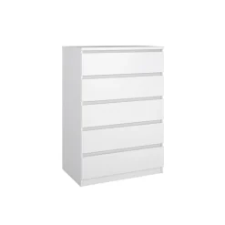 Ladekast Luna Hoogglans Wit - 77x112x50 cm