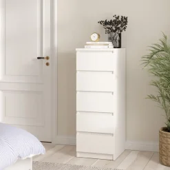 Ladekast Luna Wit - 41x112x50 cm