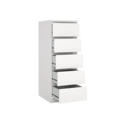 Ladekast Luna Wit - 41x112x50 cm