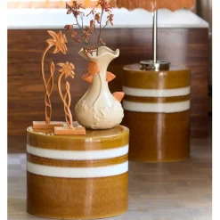 Light & Living Bijzettafel Mooca Cognac - Ø 42 cm