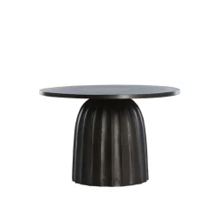 Light & Living Bijzettafel Veglia Donkerbruin - Ø 60 cm