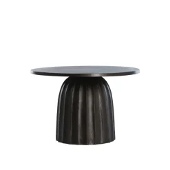 Light & Living Bijzettafel Veglia Donkerbruin - Ø 60 cm