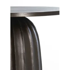 Light & Living Bijzettafel Veglia Donkerbruin - Ø 60 cm