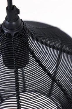 Light & Living Hanglamp Alvaro Zwart - 5 x E27 - 100 cm breed