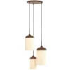 Light & Living Hanglamp Danialo Bruin - 3 x E27 - Ø 35 cm