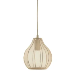 Light & Living Hanglamp Elati Naturel - 5 x E27 - 100 cm breed