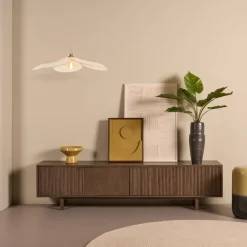 Light & Living Hanglamp Fyano Zand - E27 - 79x79 cm