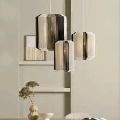 Light & Living Hanglamp Kozana Bruin - E27 - Ø 48 cm