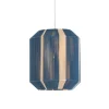 Light & Living Hanglamp Kozana Blauw - E27 - Ø 36 cm