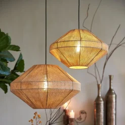 Light & Living Hanglamp Mallow Naturel - E27 - Ø 50 cm