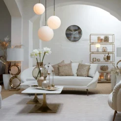Light & Living Hanglamp Medina Wit - E27 - Ø 30 cm