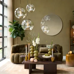 Light & Living Hanglamp Medina Transparant - E27 - Ø 30 cm