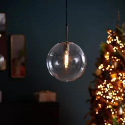 Light & Living Hanglamp Medina Transparant - E27 - Ø 30 cm