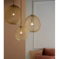 Light & Living Hanglamp Moroc Goud - E27 - Ø 40 cm