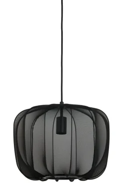 Light & Living Hanglamp Plumeria Zwart - E27 - Ø 40 cm
