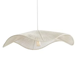 Light & Living Hanglamp Rafa Crème - E27 - Ø 70 cm