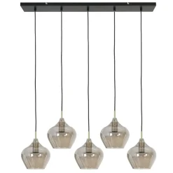 Light & Living Hanglamp Rakel Brons - 5 x E27 - 104 cm breed