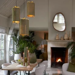 Light & Living Hanglamp Sendai Groen - E27 - Ø 27 cm