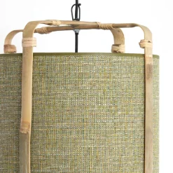 Light & Living Hanglamp Sendai Groen - E27 - Ø 37 cm