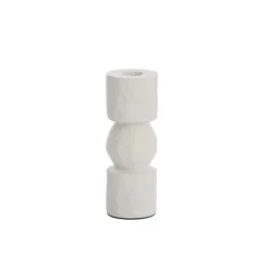 Light & Living Kandelaar Akta Wit - 15 cm hoog