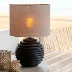 Light & Living Lampenkap Breska Beige - 25x18x25 cm