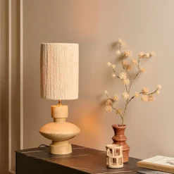 Light & Living Lampenkap Medana Crème - 25x36x25 cm