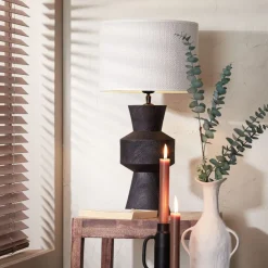 Light & Living Lampenkap Saverna Wit - 30x21x30 cm